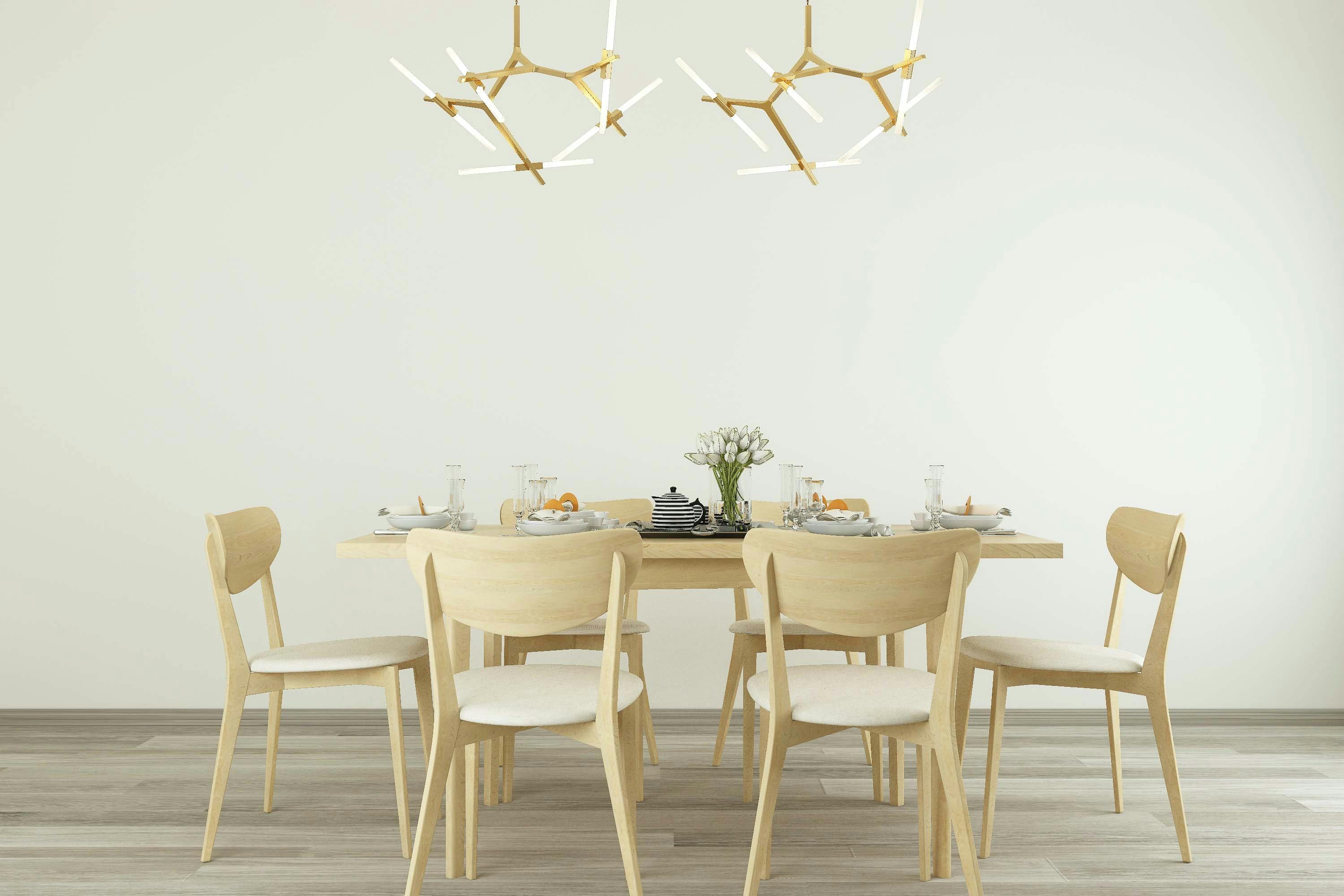 Dining room table with chairs